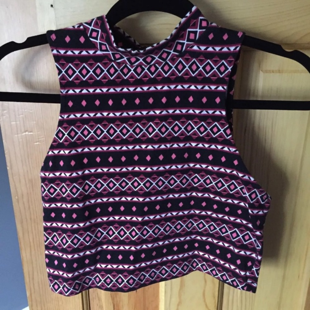 Tribal crop top